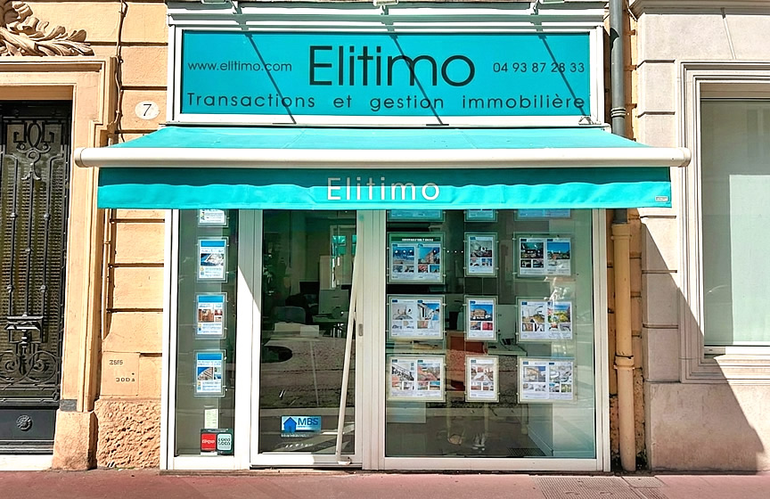 Photo de notre agence immobilière à Nice